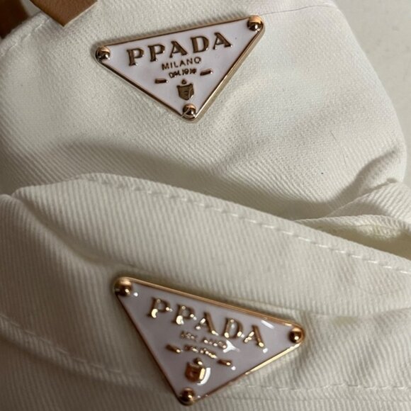 Designer Overalls Bucket Hat Bag 3 Piece Outfit For Labubu White - Picture 8 of 13